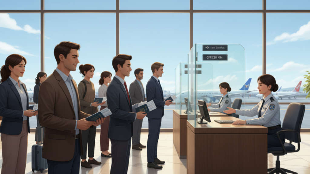 Airport Immigration Questions in English