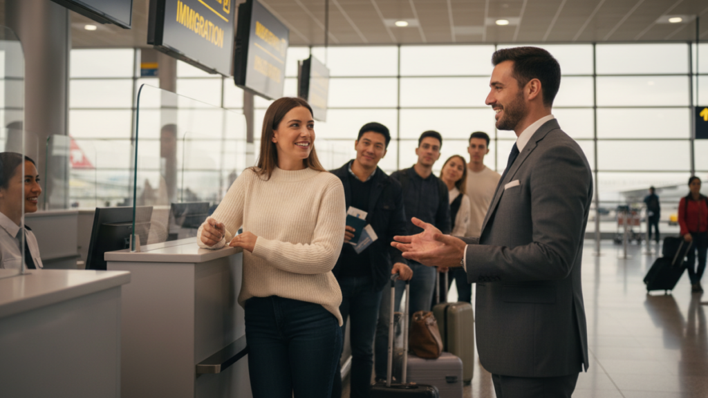 Airport Immigration Questions in English