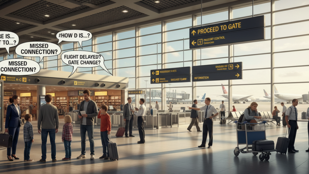 How to Ask for Directions at the Airport in English