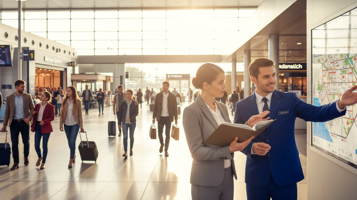 How to Ask for Directions at the Airport in English